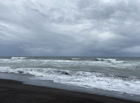 The Pacific ocean wavesの写真素材