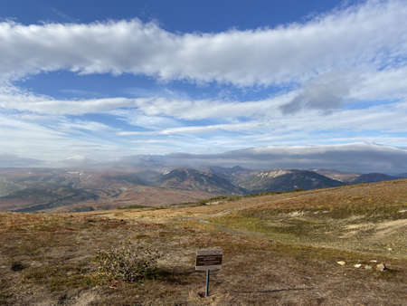 autumn in the mountainsの写真素材