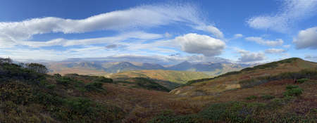 Volcanoes on Kamchatkaの写真素材