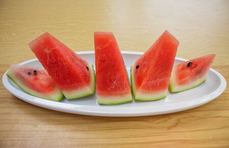 Waater melon slicesの写真素材