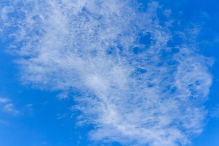 blue sky with cloud closeup