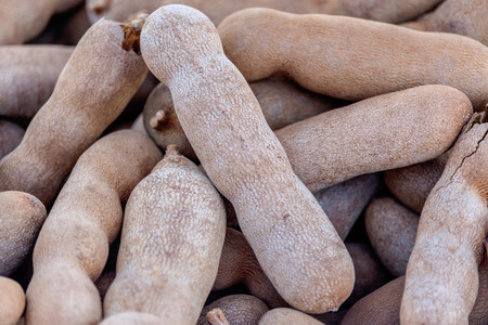 Pile of sweet tamarindの写真素材
