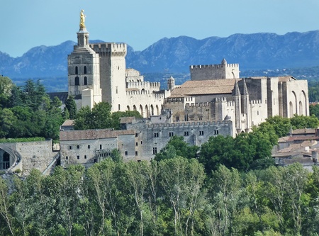 Palace of the Popes in Avignon のeditorial素材