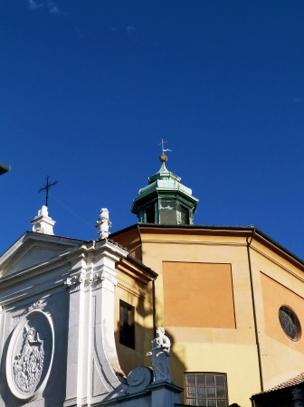 Italy, Ravenna, detail of Piazza del Popolo 2の写真素材