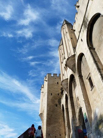 Palace of the Popes in Avignon, Franceのeditorial素材