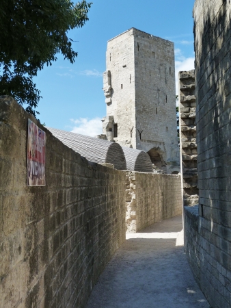 Detail of the roman amphitheater in Arles, Franceの写真素材