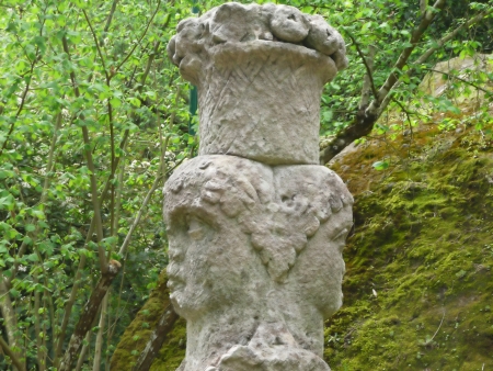 Park of the Monsters in Bomarzo, Italyの写真素材
