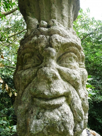 Park of the Monsters in Bomarzo, Italyの写真素材