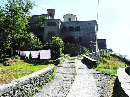 Country house in Garfagnana, Tuscany, Italyのeditorial素材
