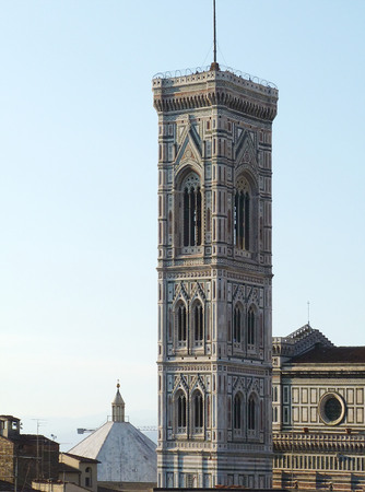 Bell tower of Giotto, Florence, Italyの写真素材