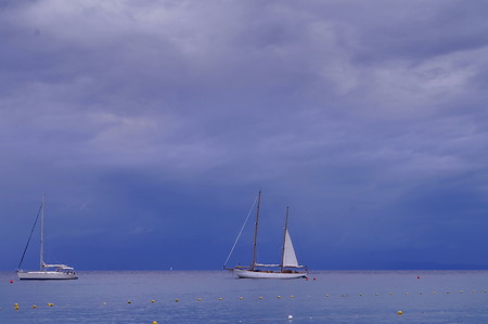 Marciana Marina bay, Elba Island, Tuscany, Italyの写真素材