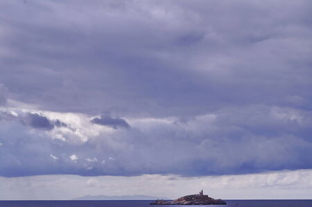 Palmaiola Island, Tuscany, Italyの写真素材