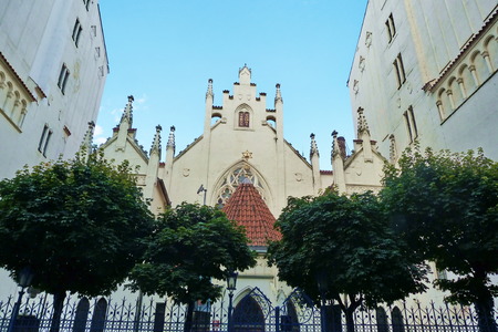 The Maisel Synagogue In Prague, Czech Republicの写真素材