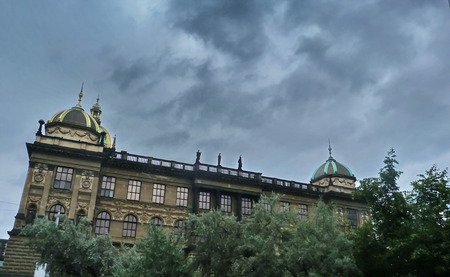The National Museum in Prague, Czech Republicのeditorial素材