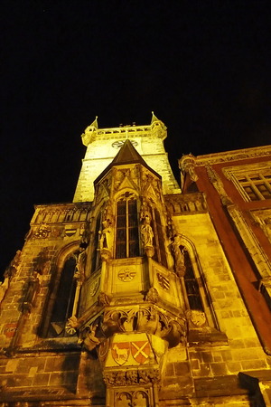 Detail of th tower of the astronomical clock of Prague, Czech Republicのeditorial素材