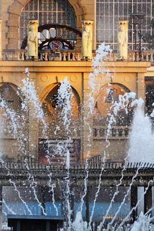 Krizik fountain, Prague, Czech Republicのeditorial素材