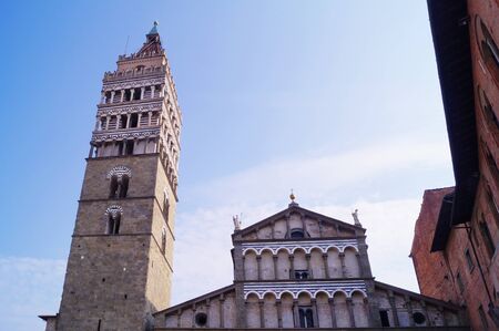 Cathedral of Saint Zeno, Pistoia, Italyの写真素材