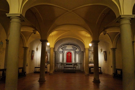 Crypt of the Cathedral of Saint Zeno, Pistoia, Tuscany, Italy