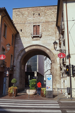 Altinate gate, Padua, Italyのeditorial素材