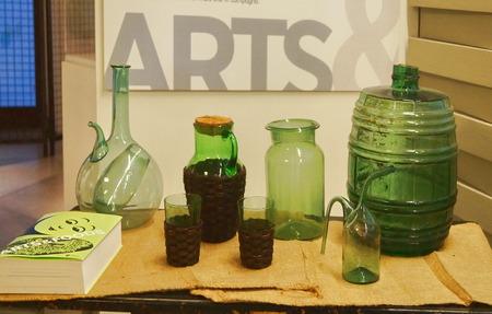 Inside the glass museum of Empoli, Tuscany, Italyのeditorial素材