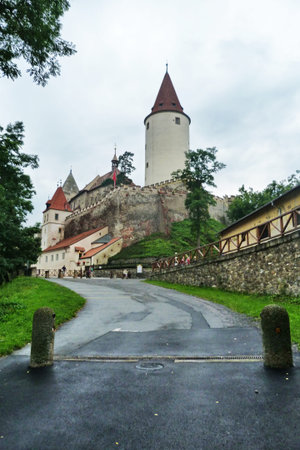 Krivoklat castle, Czech Republicのeditorial素材