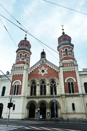Great Synagogue in Pilsen, Czech Republicの写真素材