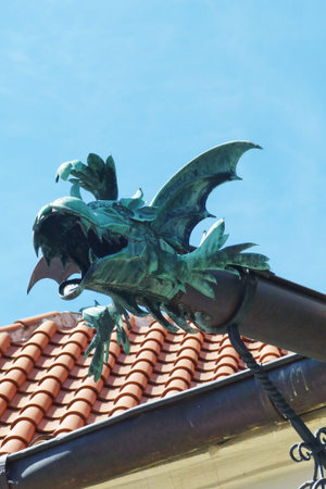 Detail of Pruhonice Castle, Czech Republic