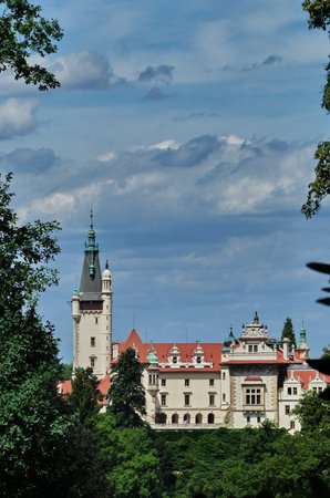 Pruhonice Castle, Czech Republicのeditorial素材