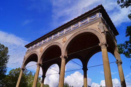 Loggetta Bondi, Orticoltura garden, Florence, Tuscany, Italyの写真素材