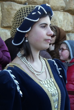 Cavalcade of the Magi, traditional Florentine feast of the Epiphany. Italyのeditorial素材