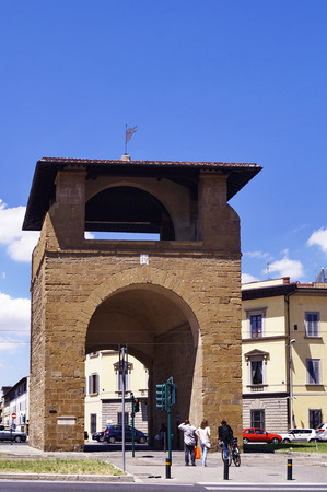 Porta al Prato, Florence, Italyのeditorial素材