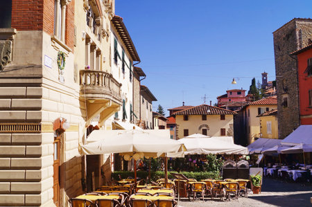 Giusti square, Montecatini, Tuscany, Italy