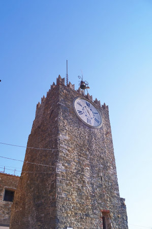 Clock Tower, Montecatini; Tuscany, Italyの写真素材