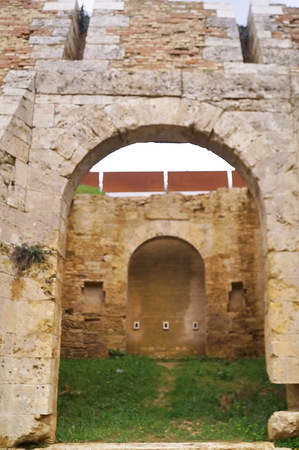 Medici Fortress of Poggio Imperiale, Poggibonsi, Tuscany, Italyのeditorial素材