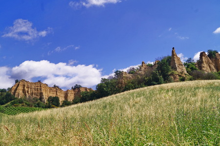 Le Balze of Valdarno, Tuscany, Italyの写真素材