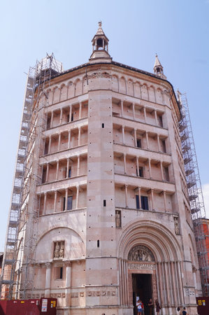 Baptistery of Parma, Italyのeditorial素材