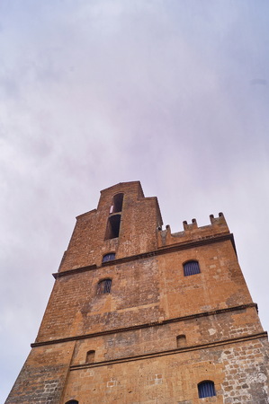 Tower of Popolo Palace, Orvieto, Italyのeditorial素材