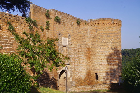 Albornoz fortress, Orvieto Italyのeditorial素材