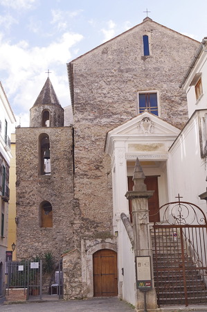 Monumental complex of San Pietro a Corte, Salerno, Italyのeditorial素材