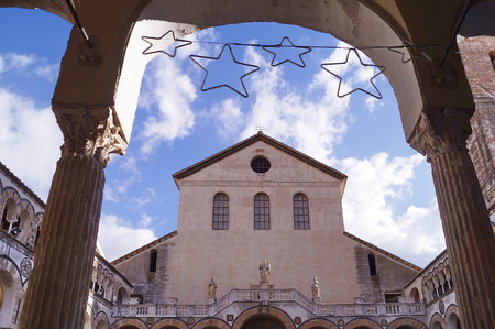 Cathedral of Salerno, Italyの写真素材
