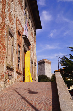 Ducal Palace of Castiglione del Lago, Umbria, Italyのeditorial素材