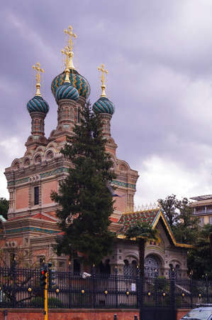 Russian Orthodox Church of the Nativity in Florence, Italyの写真素材