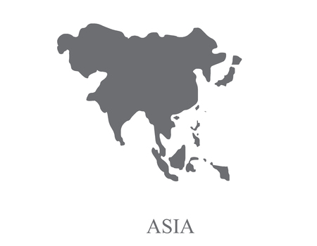 Asia map vector.のイラスト素材