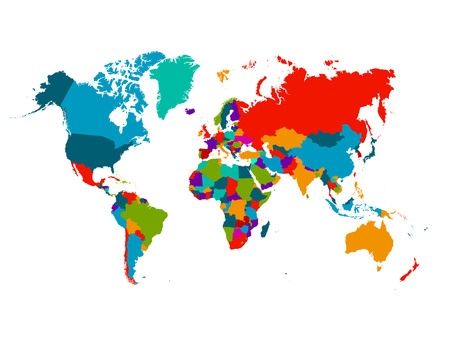 World map background vector.のイラスト素材