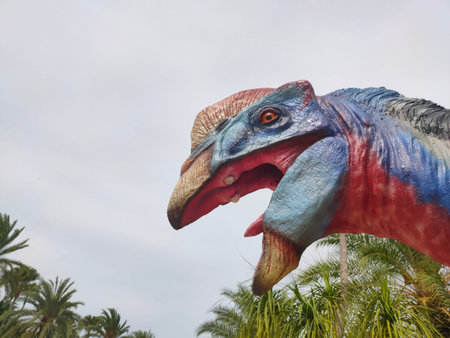 dinosaur in the jungle