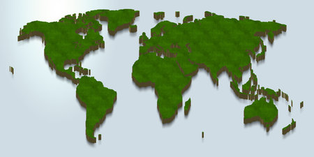 3D map illustration