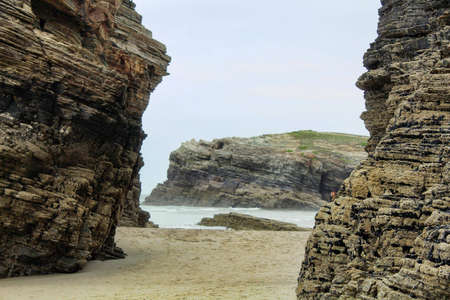 Beach of the Cathedralsの写真素材