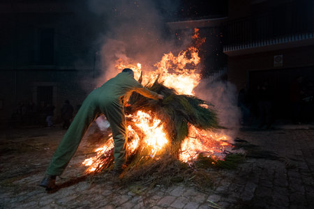 Fire Festival in Jaipur, Rajasthan, India.
