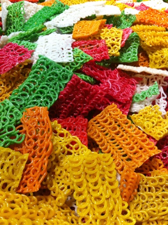 Just a colourful snack at marketの素材