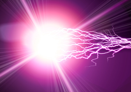 Lightning Explosionの写真素材